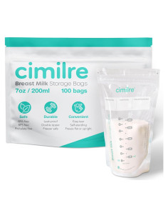 Bolsas de Almacenamiento de Leche Materna Cimilre 100 Unidades 207ml