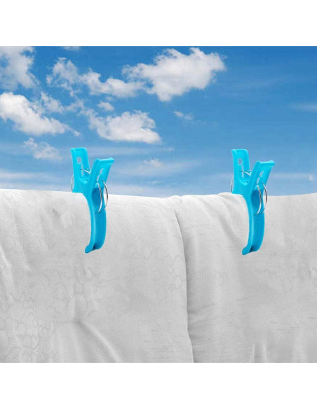 Clips de Toalla de Playa HiGift Jumbo 8 Piezas 16 cm Clips de Toalla de Playa HiGift Jumbo 8 Piezas 16 cm