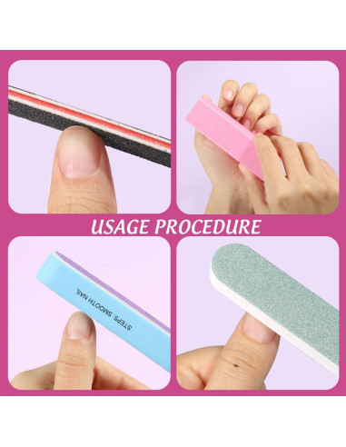 Kit de Manicura Profesional FANDAMEI 20 Piezas - Archivos y Pulidores