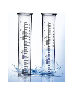 Tubo de Reemplazo para Pluviómetro Plástico BIUWING 7" (17.78 cm) - 2 Pcs
