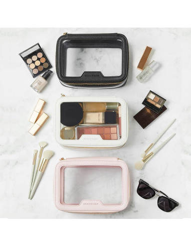 Estuche de Maquillaje Transparente ROWNYEON 22.86x9.91cm