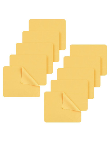 10 Piezas Paño Chamois Natural Homakover 17.5x14.5cm
