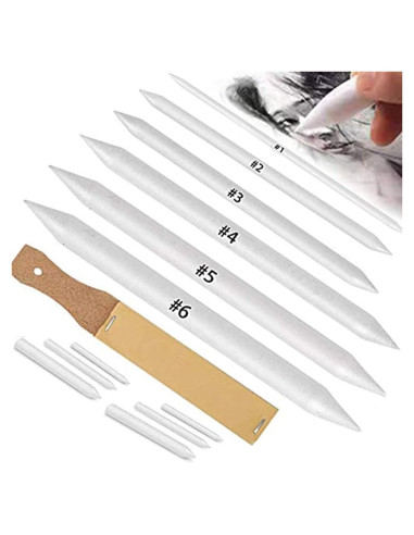 Conjunto de Dibujo 13 Piezas Norocme - Mezcladores y Tortillones