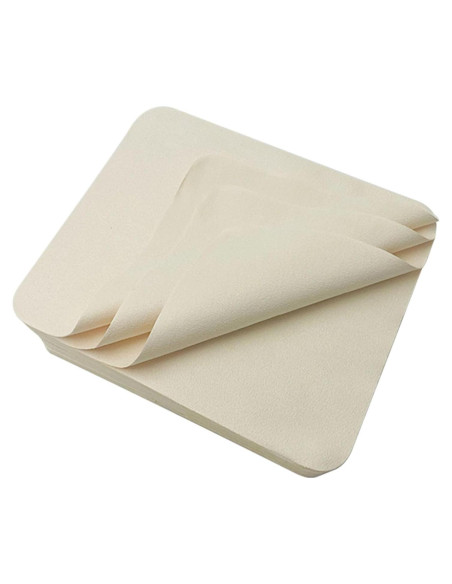 20 Piezas de Chamois Natural 17.5x14.5 cm para Alfarería 20 Piezas de Chamois Natural 17.5x14.5 cm para Alfarería