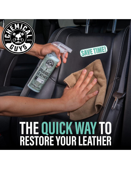 Limpiador y Acondicionador de Cuero Spray Chemical Guys 473 ml Limpiador y Acondicionador de Cuero Spray Chemical Guys 473 ml