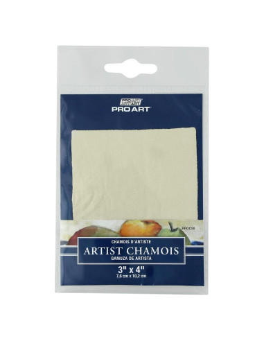 Chamois Pro Art 3x4" - Tela Suave para Acuarela y Dibujo