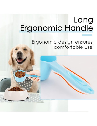 Cuchara de Medición para Mascotas Super Design - 1 Taza Azul