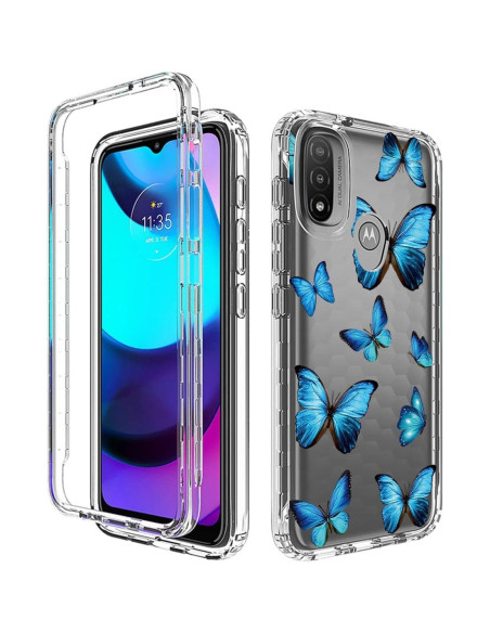 Funda Protectora para Motorola Moto E20/E30/E40 con Protector de Pantalla Funda Protectora para Motorola Moto E20/E30/E40 con Protector de Pantalla