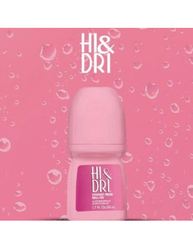 Antitranspirante Roll-On Revlon Hi & Dri 48.2 g Fresco en Polvo