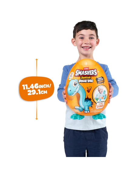 Smashers Junior Dino Dig Huevo Grande ZURU Brontosaurio 1kg Smashers Junior Dino Dig Huevo Grande ZURU Brontosaurio 1kg