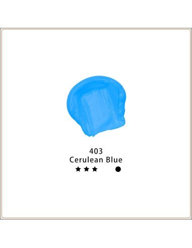 Pintura Acrílica Azul Cerúleo Artecho 120ml Brillante