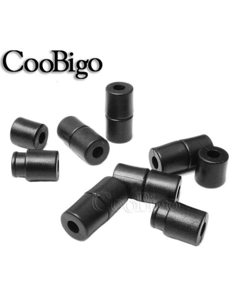100 Hebillas de Plástico Negras CooBigo para Lanyards 20mm 100 Hebillas de Plástico Negras CooBigo para Lanyards 20mm