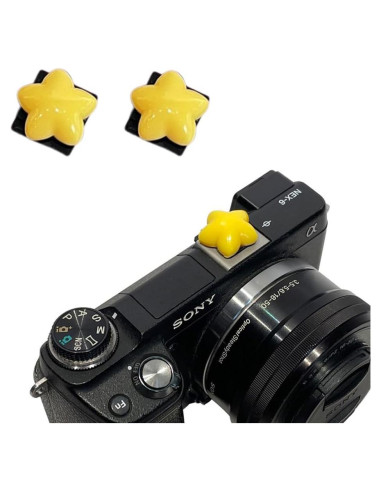 Funda de Zapata Caliente ZOSTLAND para Cámara SLR 2PCS Estrella