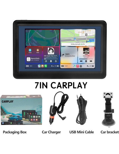 Estéreo de Coche Inalámbrico JOGANVE Q10 con Pantalla 7" Estéreo de Coche Inalámbrico JOGANVE Q10 con Pantalla 7"