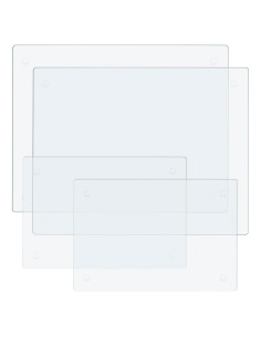 Tabla de Cortar de Vidrio Templado Phore - Juego de 4, 30x40cm