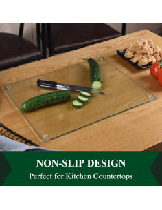 Tabla de Cortar de Vidrio Templado Phore - Juego de 4, 30x40cm 2