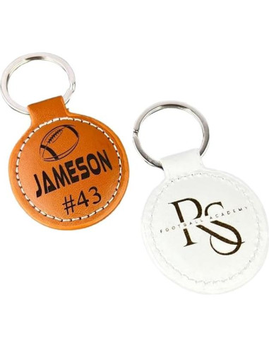 Llave de Cuero Personalizada con Código QR - Publicidad Inteligente