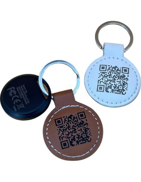Llave de Cuero Personalizada con Código QR - Publicidad Inteligente Llave de Cuero Personalizada con Código QR - Publicidad Inteligente