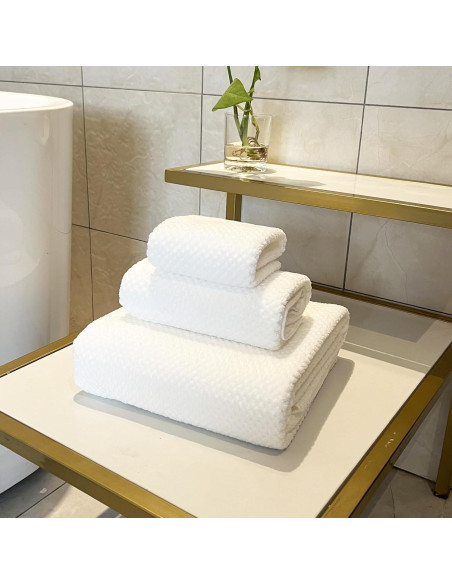 Juego de Toallas de Baño YTYC 6 Piezas Microfibra 100x200 cm Juego de Toallas de Baño YTYC 6 Piezas Microfibra 100x200 cm