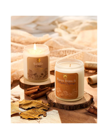 Conjunto de Velas de Soja M&SENSE - 4 Aromas Otoñales 1.77 kg Conjunto de Velas de Soja M&SENSE - 4 Aromas Otoñales 1.77 kg