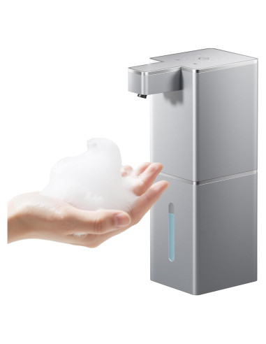 Dispensador Automático de Jabón Espumoso Vuswikoti P12 - Sin Contacto, 4 Niveles de Espuma, Batería Recargable 1200mAh
