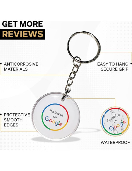 Llave de Llavero Inteligente Google con Código QR y NFC Llave de Llavero Inteligente Google con Código QR y NFC