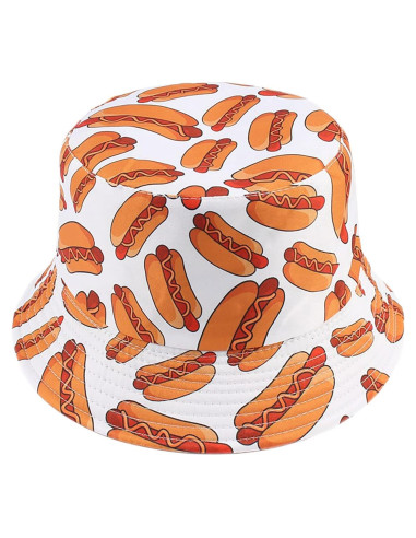 Sombrero de Cubo Reversible BEARUN Unisex Algodón 56-58cm