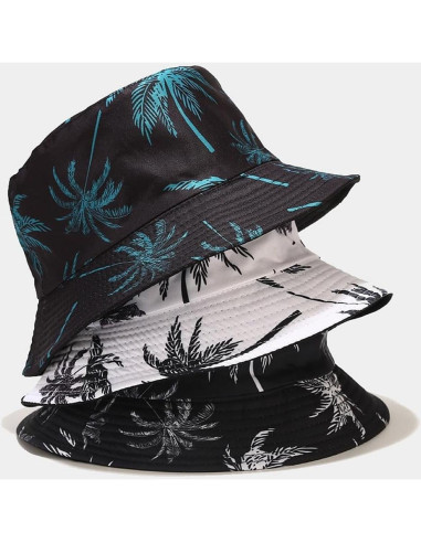 Sombrero de Cubo Reversible Quanhaigou Unisex Algodón