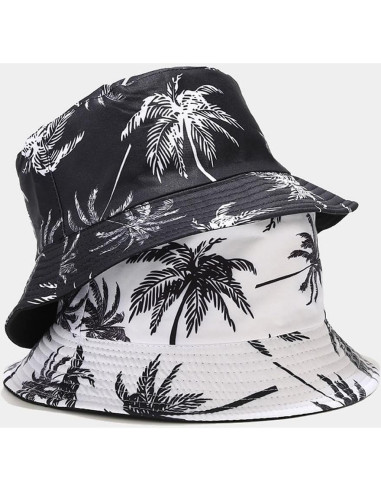 Sombrero de Cubo Reversible Quanhaigou Unisex Algodón