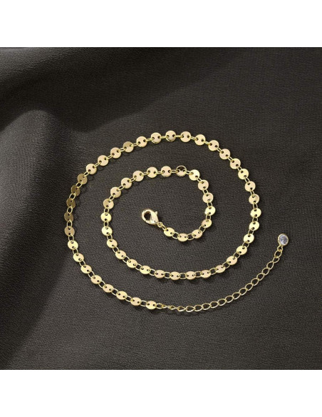 Collar Choker Dremmy Studios Oro 14K Minimalista 16"+2" Collar Choker Dremmy Studios Oro 14K Minimalista 16"+2"