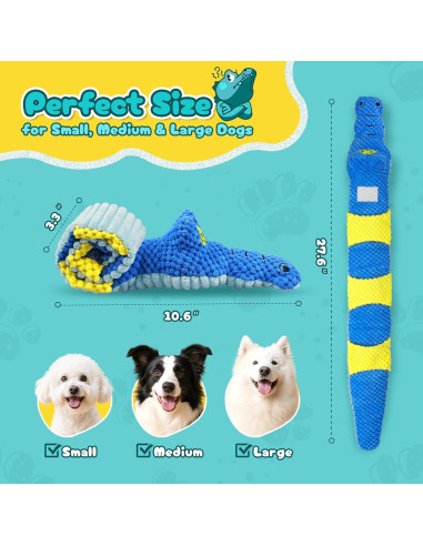 Juguete Interactivo para Perros TOOPTATE 70 cm Squeak Crinkle