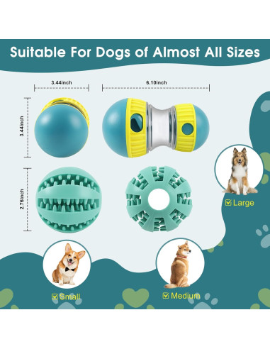 Juguete interactivo para perros ETACCU Bola dispensadora 22.5cm