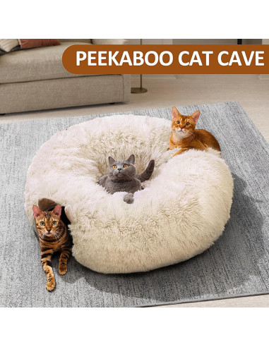 Túnel para Gatos NEZIN con Cama y Juguetes Multifuncionales