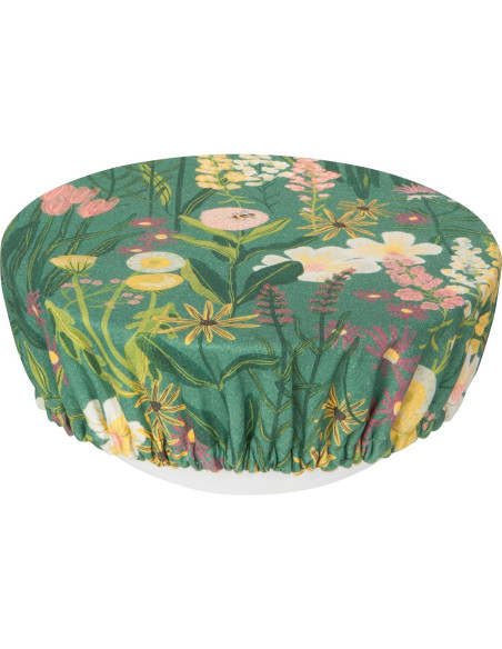 Cubiertas de Tazón Reutilizables Now Designs Abejas y Flores - Set de 2 Cubiertas de Tazón Reutilizables Now Designs Abejas y Flores - Set de 2
