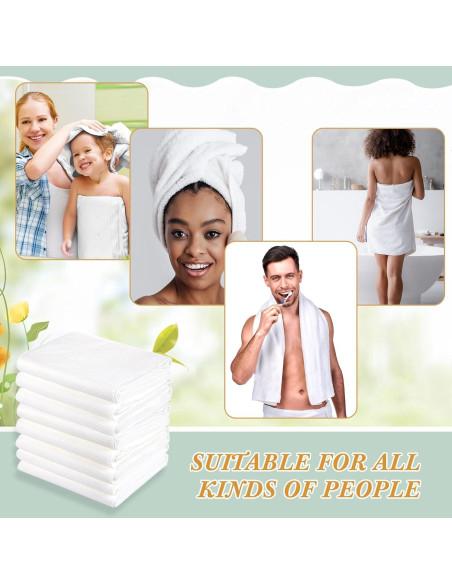 Toallas de Baño Desechables Buryeah 30 Pcs 70x140 cm Blancas Toallas de Baño Desechables Buryeah 30 Pcs 70x140 cm Blancas