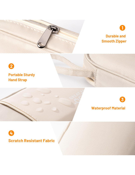 Organizador de Cables OrgaWise S2-Beige Impermeable 18.8x11.9cm Organizador de Cables OrgaWise S2-Beige Impermeable 18.8x11.9cm