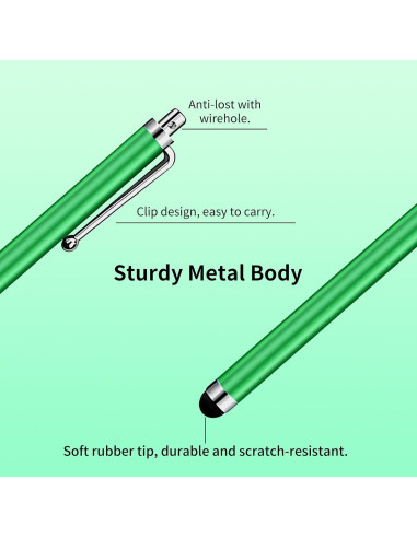 Paquete de 20 Bolígrafos Stylus YITIAOXIAOYU para Pantallas Táctiles