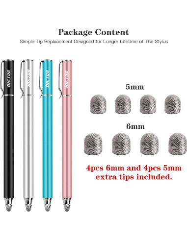 Estilógrafo Capacitivo 2 en 1 Mixoo para Pantallas Táctiles
