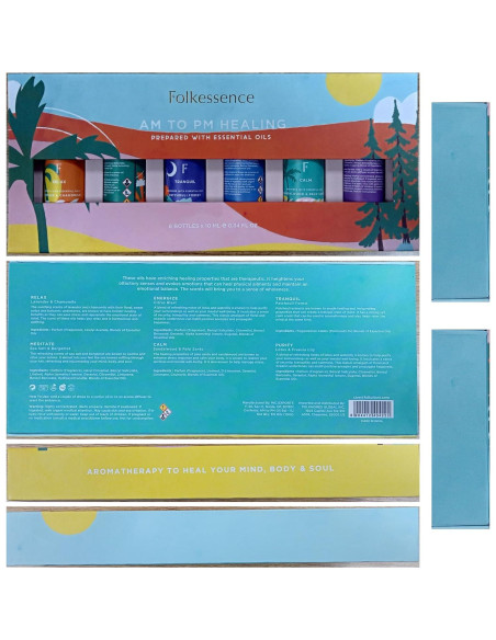 Set de 6 Aceites Esenciales Folkulture 10ml - Aromas Relajantes Set de 6 Aceites Esenciales Folkulture 10ml - Aromas Relajantes