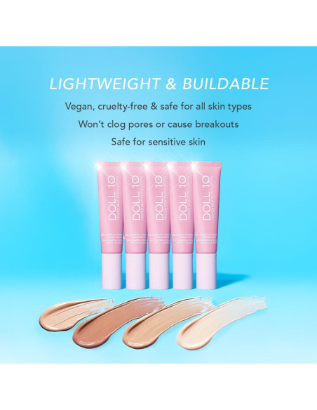 Base Líquida Hidratante Doll 10 TCE Liquid Filter 30 ml Bronceado Base Líquida Hidratante Doll 10 TCE Liquid Filter 30 ml Bronceado