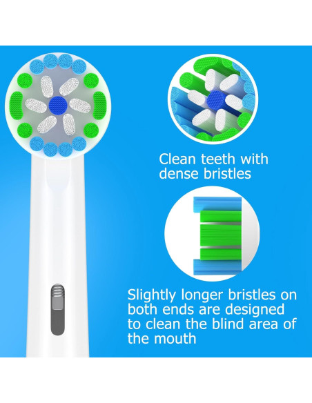 Cabezas de cepillo de dientes Schallcare para Oral-B - 12 piezas Cabezas de cepillo de dientes Schallcare para Oral-B - 12 piezas