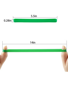 12 Bandas de Goma de Silicona ZZJMCH 13.97 cm Resistentes 2