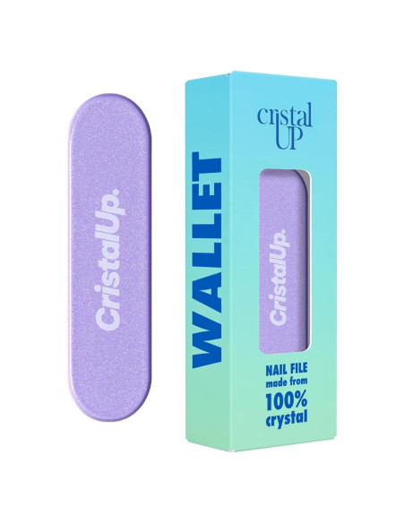 Lima de Uñas de Cristal CristalUp 4.1 cm Compacta y Duradera Lima de Uñas de Cristal CristalUp 4.1 cm Compacta y Duradera
