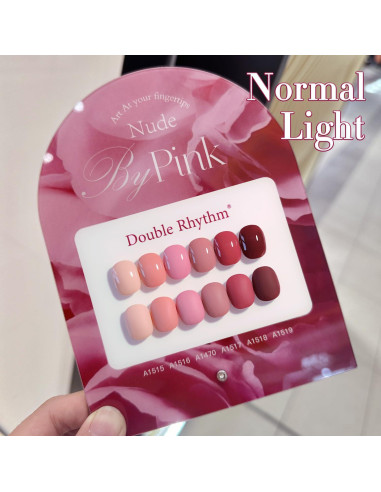 Kit de Esmalte en Gel 6 Piezas 15ml Double Rhythm - Colores Variados