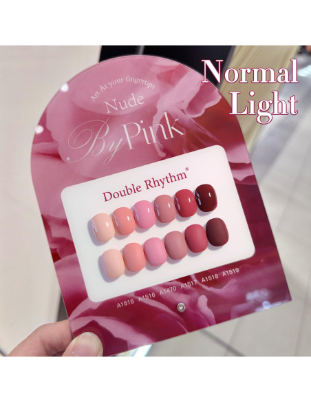 Kit de Esmalte en Gel 6 Piezas 15ml Double Rhythm - Colores Variados Kit de Esmalte en Gel 6 Piezas 15ml Double Rhythm - Colores Variados