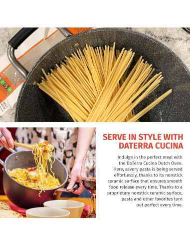 Olla Holandesa Cerámica Antiadherente DaTerra Cucina 8 Qt