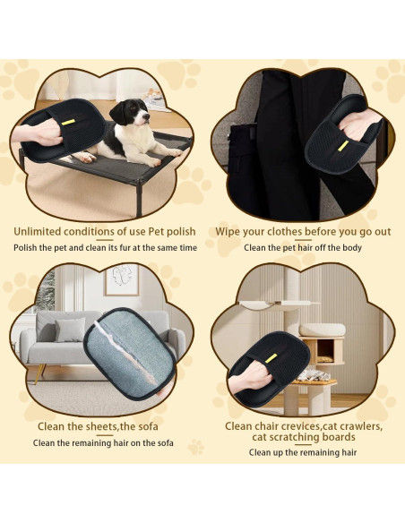 Guantes Electroestáticos para Remoción de Pelo de Mascotas - 2 Pcs Guantes Electroestáticos para Remoción de Pelo de Mascotas - 2 Pcs