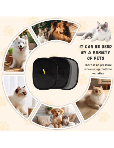 Guantes Electroestáticos para Remoción de Pelo de Mascotas - 2 Pcs