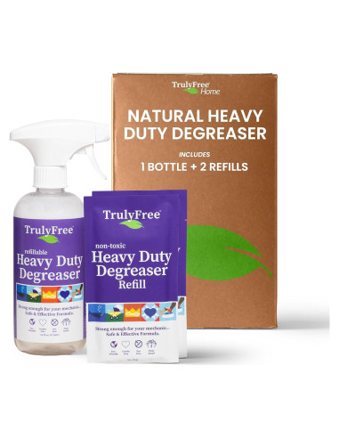 Desengrasante Truly Free 0.47 L + 2 Recargas 0.12 L - Sin Fragancia