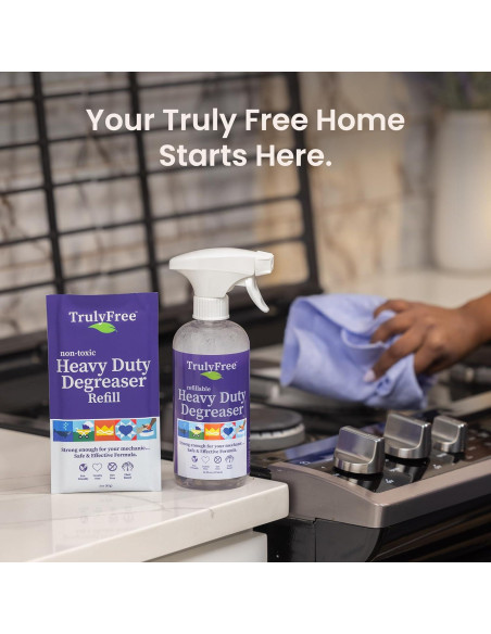Desengrasante Truly Free 0.47 L + 2 Recargas 0.12 L - Sin Fragancia Desengrasante Truly Free 0.47 L + 2 Recargas 0.12 L - Sin Fragancia